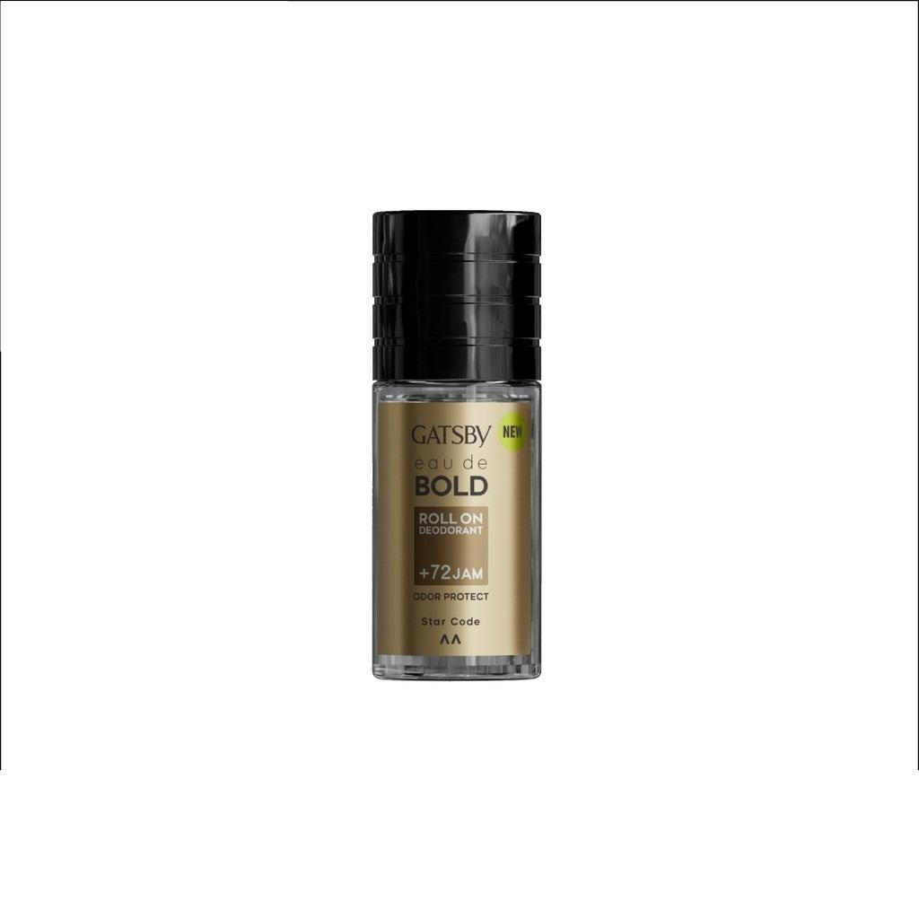 Gatsby Eau De Bold Roll-On Deodorant Star Code 50ml – Long-Lasting Odor Protection & Signature Masculine Scent
