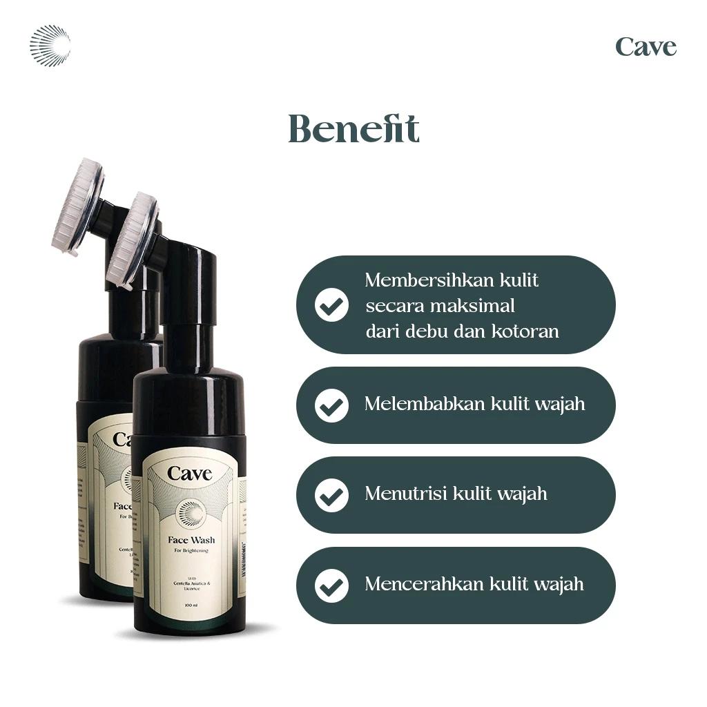 CAVE Face Wash For Brightening - Men's Facial Cleansing Soap to Help Moisturize, Nourish & Brighten