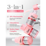 Lumixpert 10% Niacinamide Brightening Serum 20ml Mencerahkan Wajah Pemutih Wajah Serum Mencerahkan Warna Kulit, Mengurangi Tampilan Kusam
