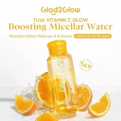GLAD2GLOW Cherry Blossom Micellar Water 300ml | Hydrating & Gentle Makeup Remover