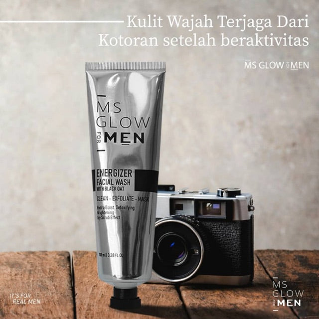 MS GLOW FOR MEN FACIAL WASH / Pilih Variasi