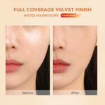 YOU 24H NoutriWear+ Velvet Liquid Foundation SPF Alas Bedak Perawatan Wajah Tahan Lama 24 Jam Full Coverage Kosmetik