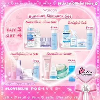 Wardah Crystal Secret Series Skincare Set Bundling Lightening Renew You Complete Brightening Anti Aging Routine