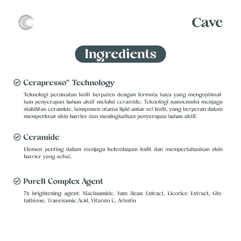 Cave Intense Bright Moisturizer 30g