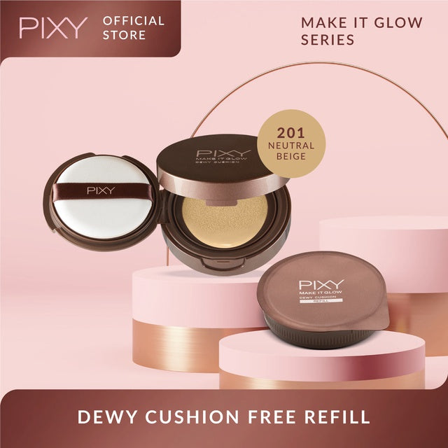 Paket PIXY Dewy Cushion 201 Neutral Beige
