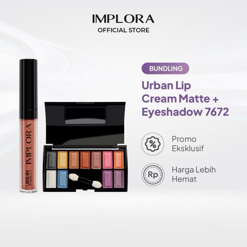 Implora Urban Muse Duo: Matte Lip & Shadow Combo