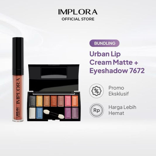 Implora Urban Muse Duo: Matte Lip & Shadow Combo