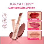 Hanasui Mattedorable Lipstick | Anti Geser Formula Smudgeproof Transferproof Long Lasting Matte