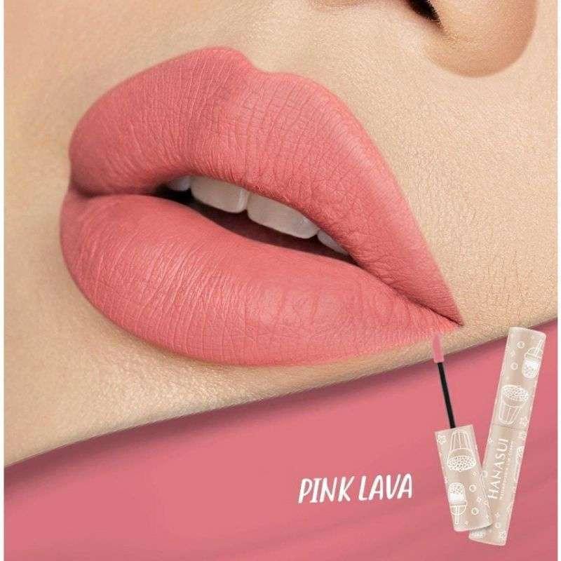 HANASUI Mattedorable Lip Cream – Lip & Cheek Tint, Boba / Matcha Latte Shades