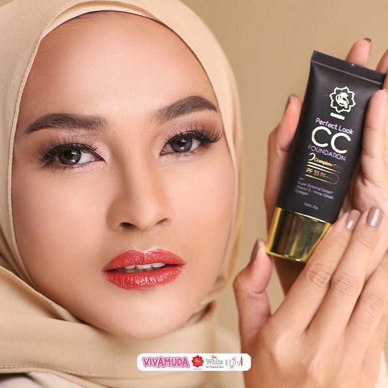 Viva Queen Perfect Look CC Foundation with VIT E, Collagen & SPF 35