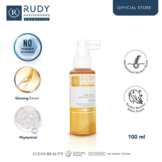 Rudy Hadisuwarno Cosmetics Hair Tonic Ginseng Phytantriol 100 ml