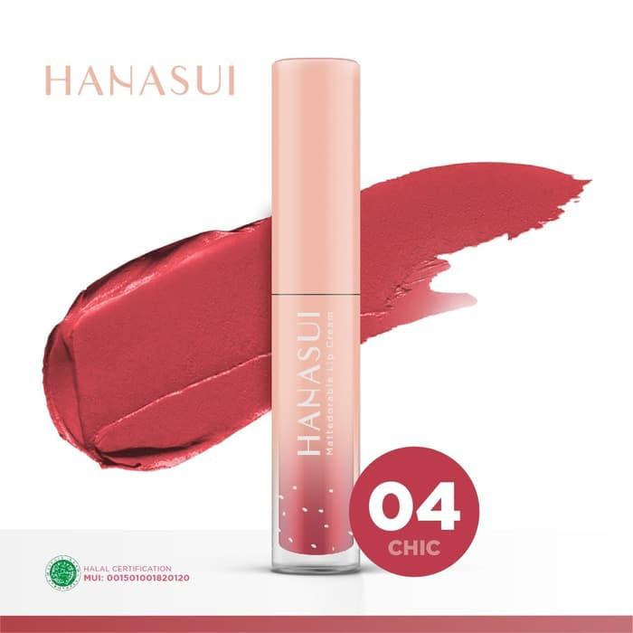 HANASUI Mattedorable Lip Cream – Lip & Cheek Tint, Boba / Matcha Latte Shades