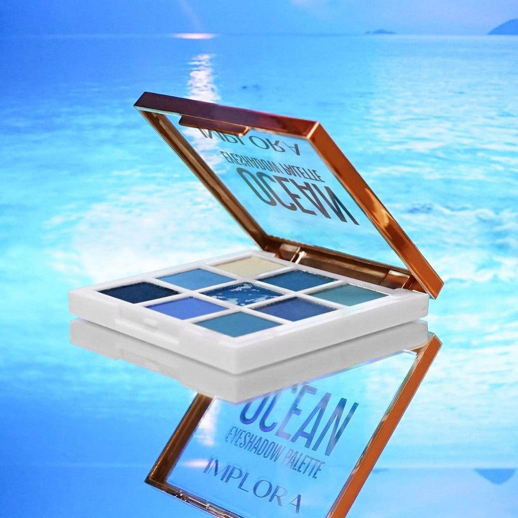 Implora Eyeshadow Palette | Kosmetik Mata | 9 Warna Blenadable Pigmented Halus