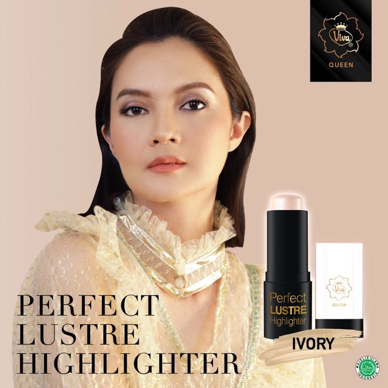 Viva Queen Perfect Lustre Highlighter (LONG LASTING, GLOWING & BRIGHTENING) - Tersedia 2 warna