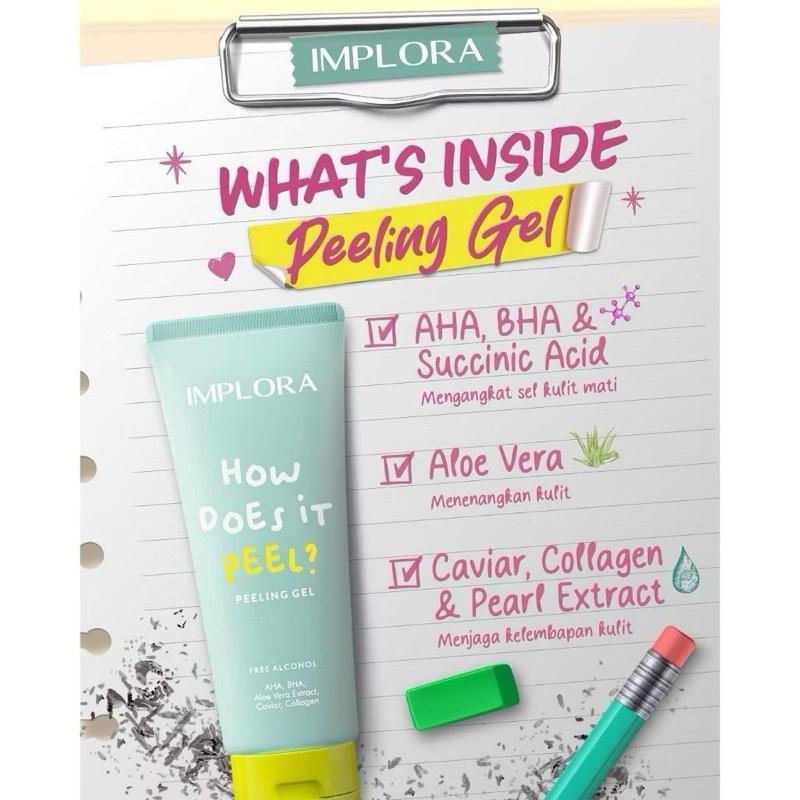 Implora GlowReboot Peeling Gel – AHA BHA Aloe Vera Exfoliator