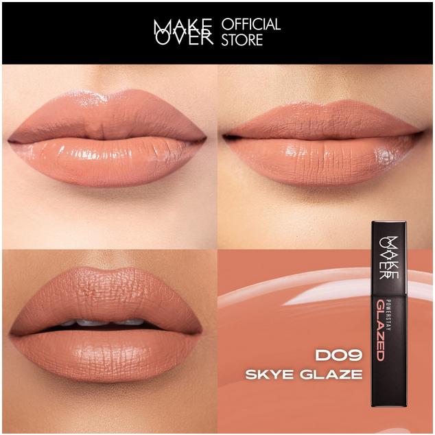 MAKE OVER Powerstay GLAZED LOCK LIP PIGMENT NEW! Lip Gloss yang Transferproof