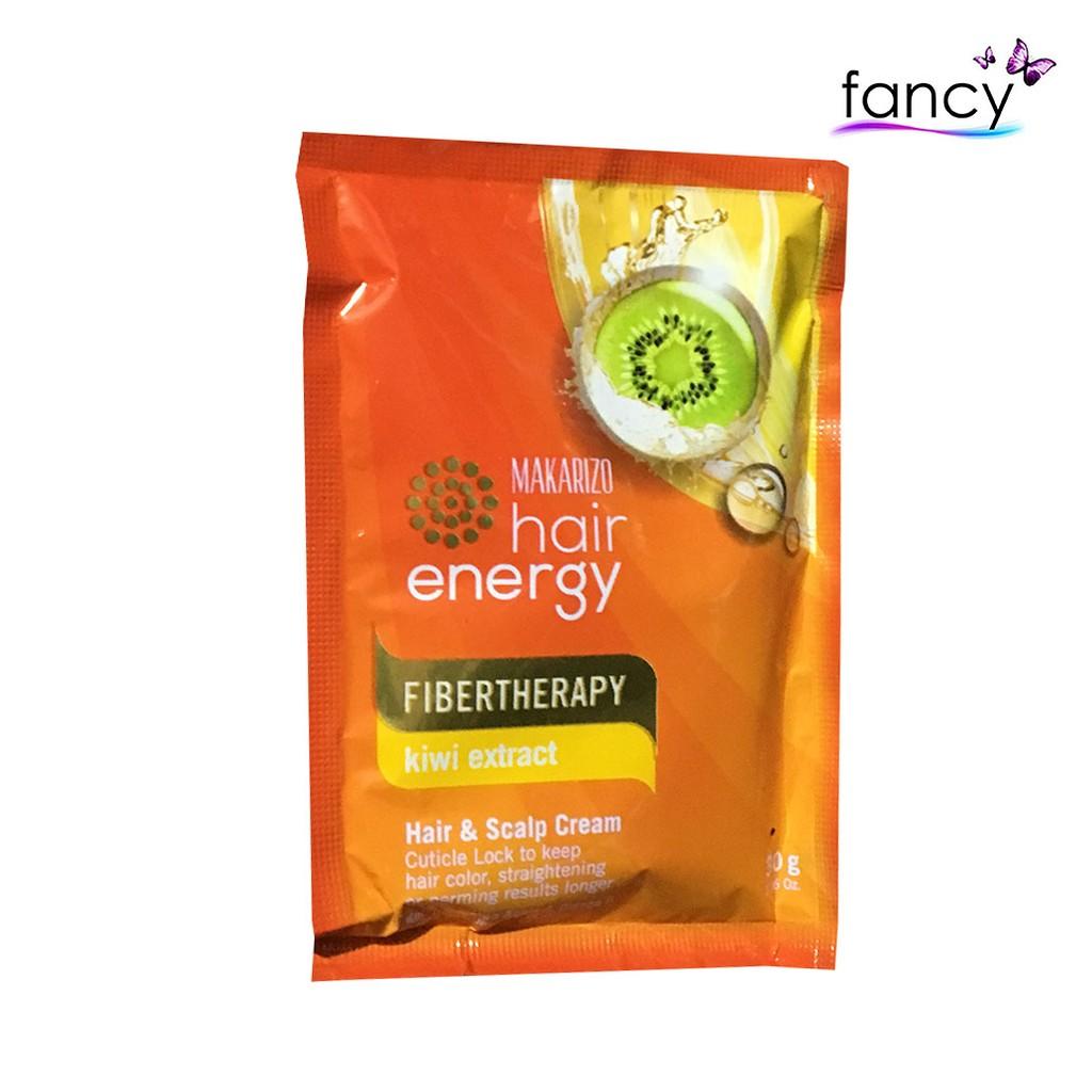 Makarizo Hair Energy Fibetherapy 30gr Creambath Rambut Sehat