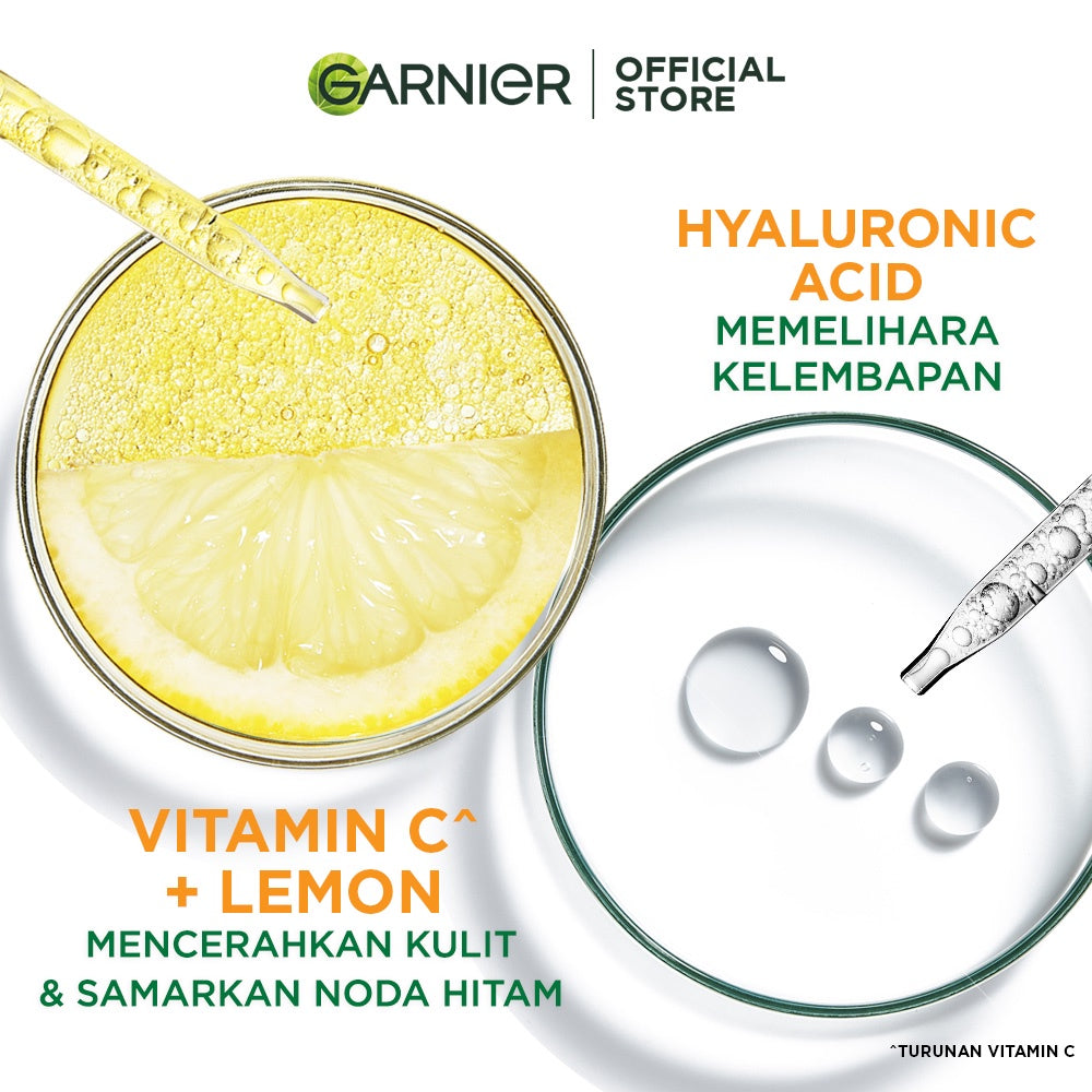 GARNIER Vitamin C Serum Masker Wajah Bright Complete 10 Pcs Lebih Hemat skincare