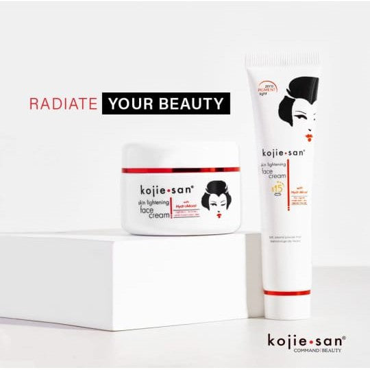 KOJIE SAN Skin Lightening Face Cream SPF15 UVA/UVA Protection w/ Hydromoist 22gr