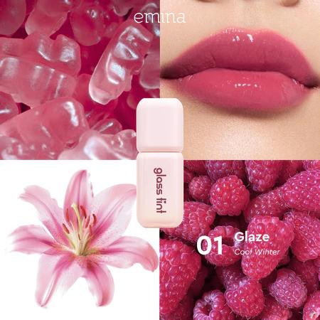 EMINA - Jelly Stain & Glass Tint | Glossy Lip Tint with Hydrating Finish