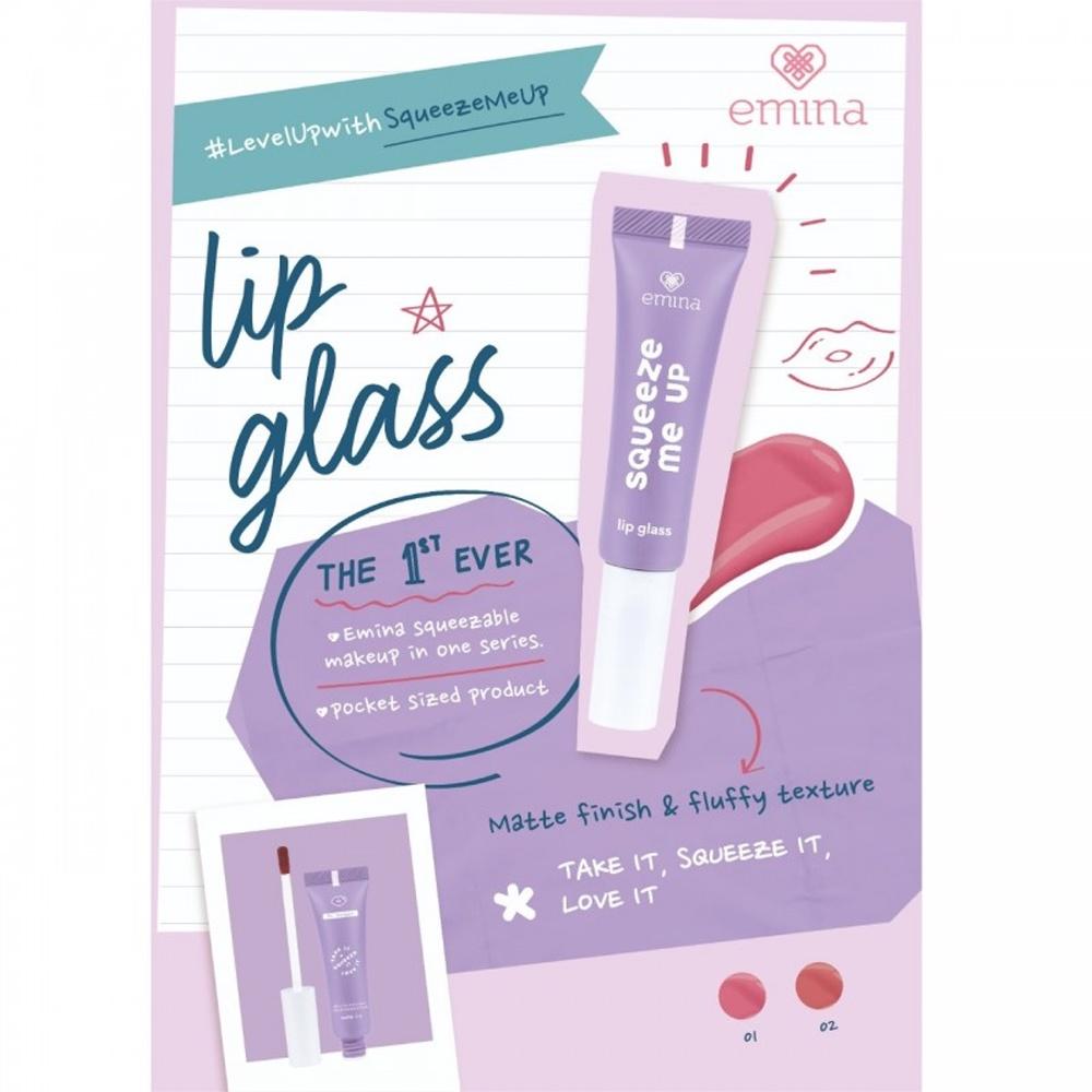 EMINA Squeeze Me Up Series | Mascara, Browcara, Lip Glass, Lip Matte, Liquid Concealer | Serba Ada