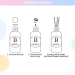 PREMIERE BEAUTE Aromatic Rattan Reed Diffuser oil Aromatherapy Replenisher Pewangi Pengharum Ruangan