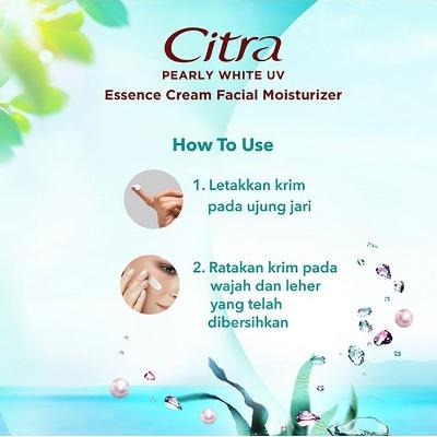 Citra Pearly White Face Moisturizer – Brightening Glow Cream with Pearl Essence 40g