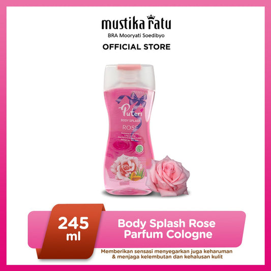 Mustika Puteri Body Splash Rose 245ml Parfum Cologne