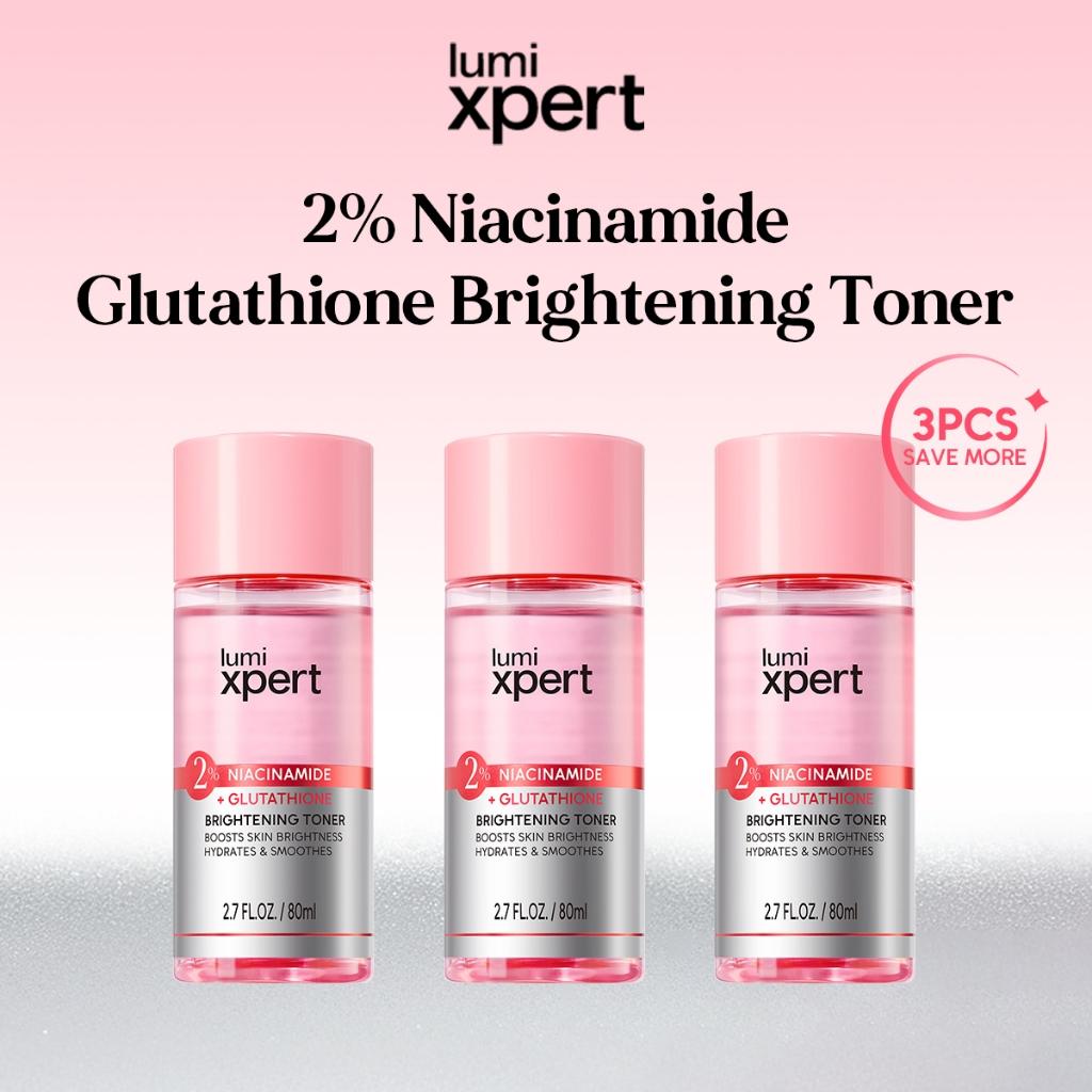 Lumixpert 2% Niacinamide Brightening Toner Mencerahkan warna kulit, mengurangi tampilan kusam Menghidrasi kulit secara mendalam