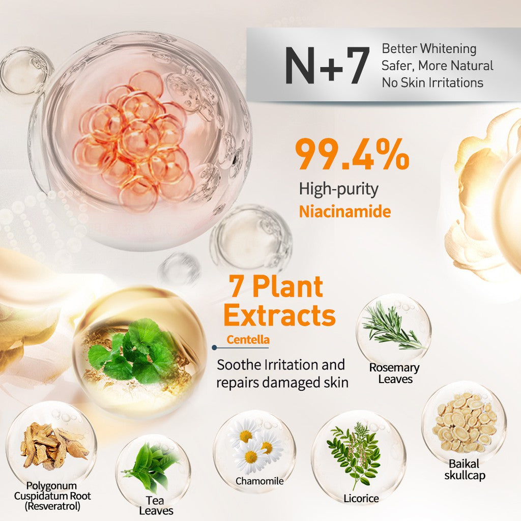 PREMIERE BEAUTE Niacinamide Centella Cream Luminous White Glow Brightening Night Cream 30g whitening Meratakan dan Mencerahkan Kulit Wajah dengan Instant