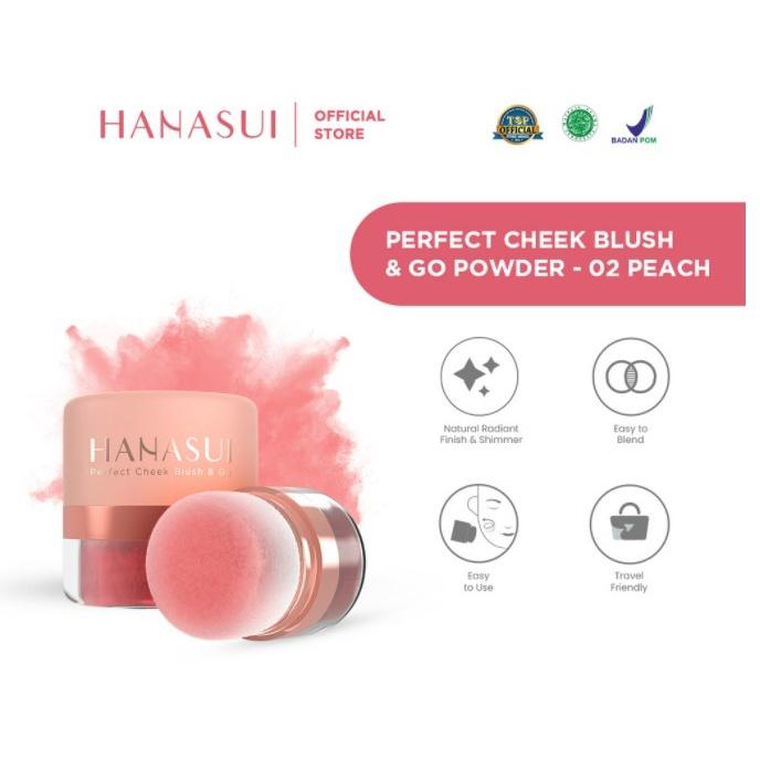 Hanasui Perfect Cheek Blush & Go Powder (Blush On)