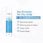 ERHAIR Scalperfect Kaolin & Peopermint Dry Shampoo - Anti Lepek Tanpa Bilas | Atasi Kulit Kepala Berminyak | Anti ketombe | Antibacterial