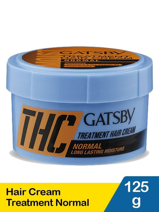 Gatsby Hair Cream Treatment Normal 125g – Daily Nourishment & Natural Shine for Healthy Men’s Hair