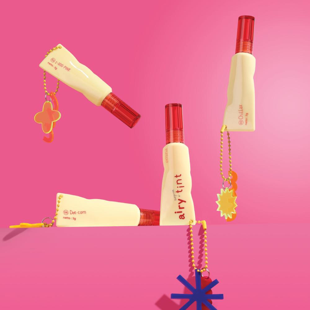 EMINA Airy Surprise Tint 3g | Lip Tint Ringan & Tahan Lama | Serba Ada