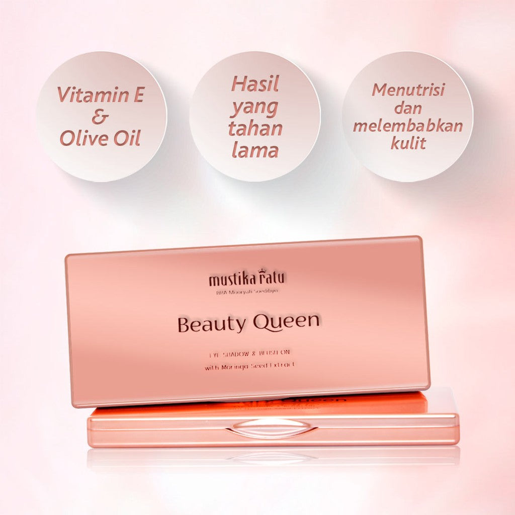 Beauty Queen Highly Pigmented Eye Shadow & Blush - 03 Mustika Ratu