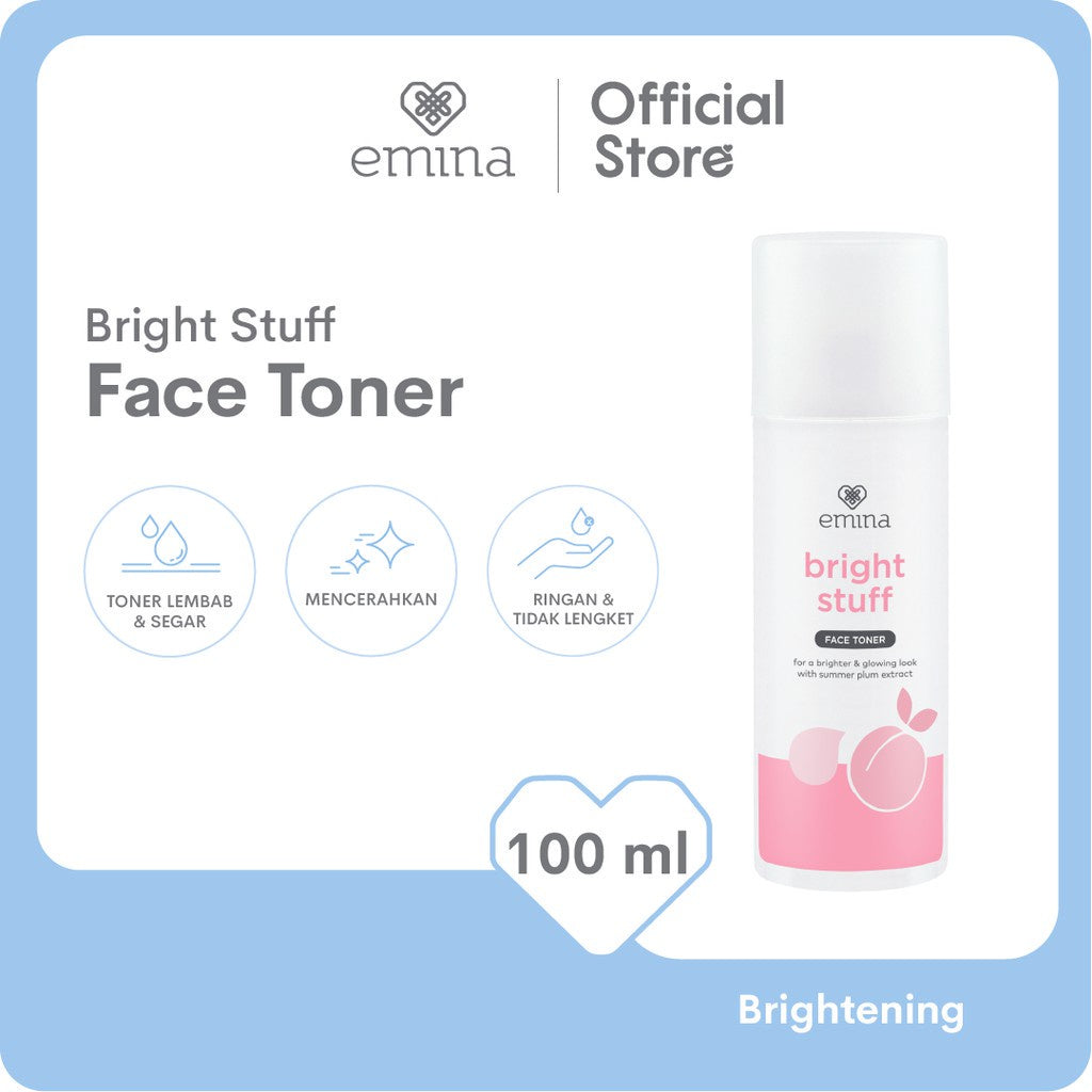Emina Brighter Skin Package (Face Serum & Face Toner) - Paket Perawatan Mencerahkan Anti Kusam