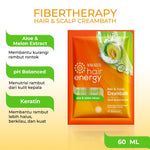 Makarizo Hair Energy Fibertherapy Hair & Scalp Creambath Aloe & Melon 60 mL