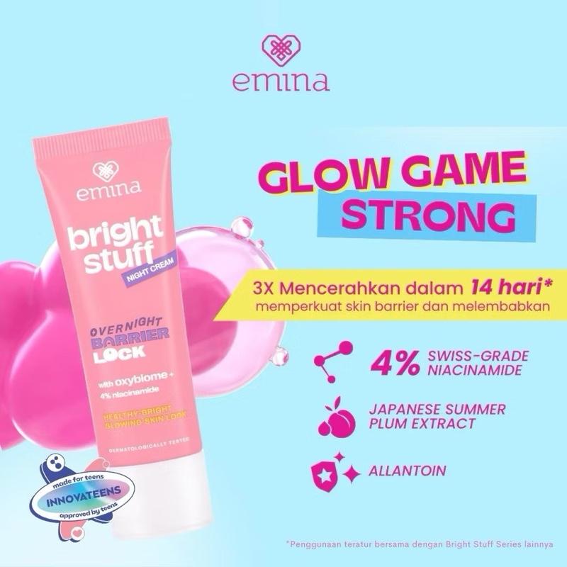 Emina GlowDream Night Cream – Brightening & Hydrating Boost (20g)