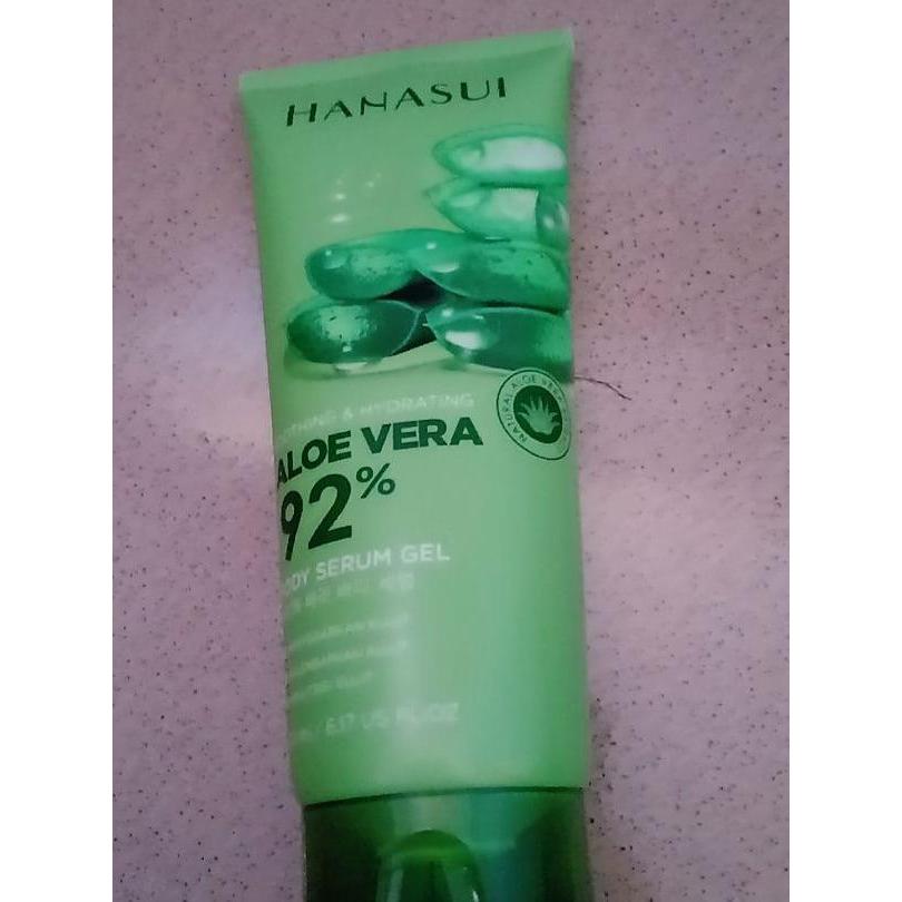 HANASUI Body Serum Gel 200 ml | Aloe Vera 92% for Smooth, Hydrated Skin