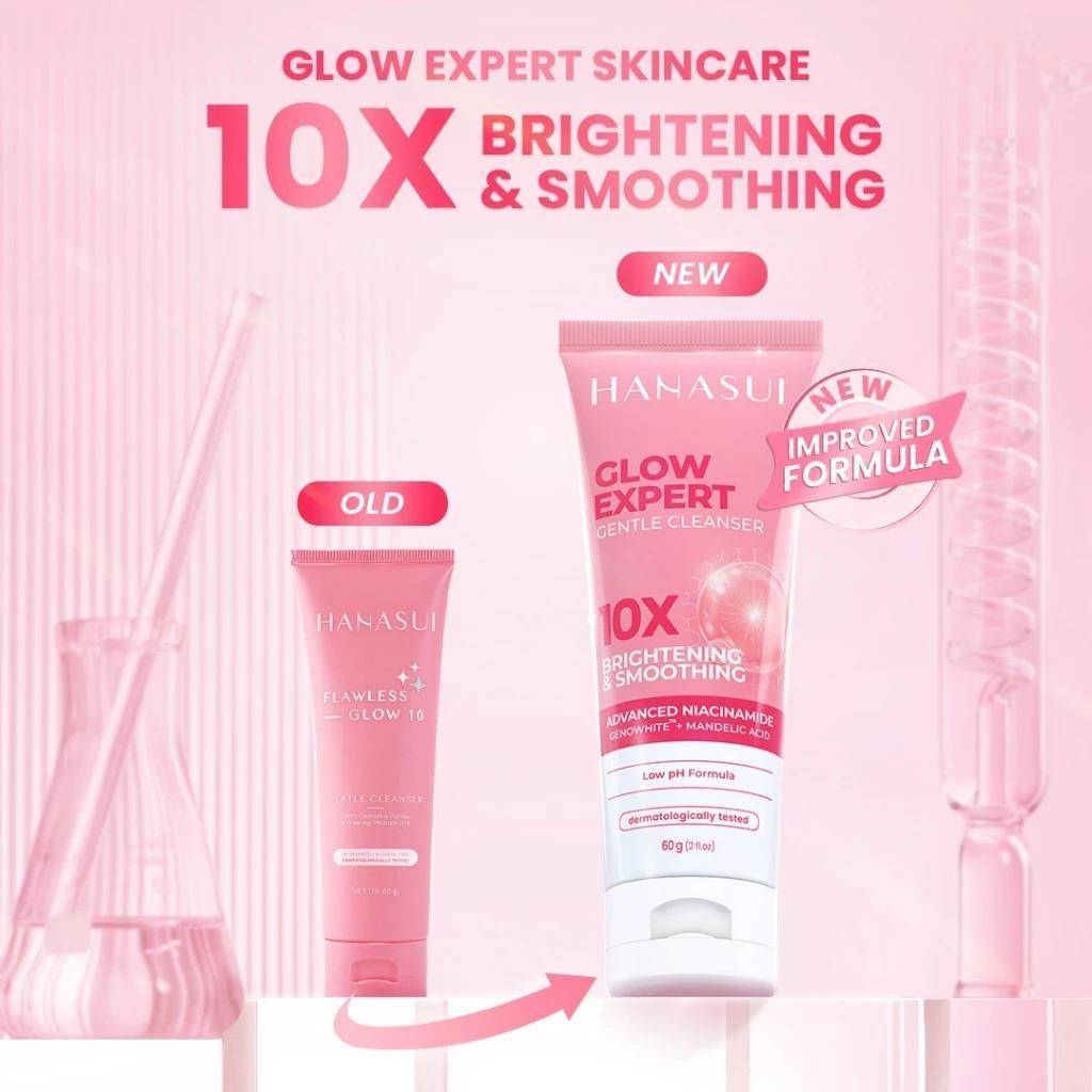 Hanasui Skincare Series Glow Expert 10X Brightening Acne Treatment & Oil Control Products for Skin Care