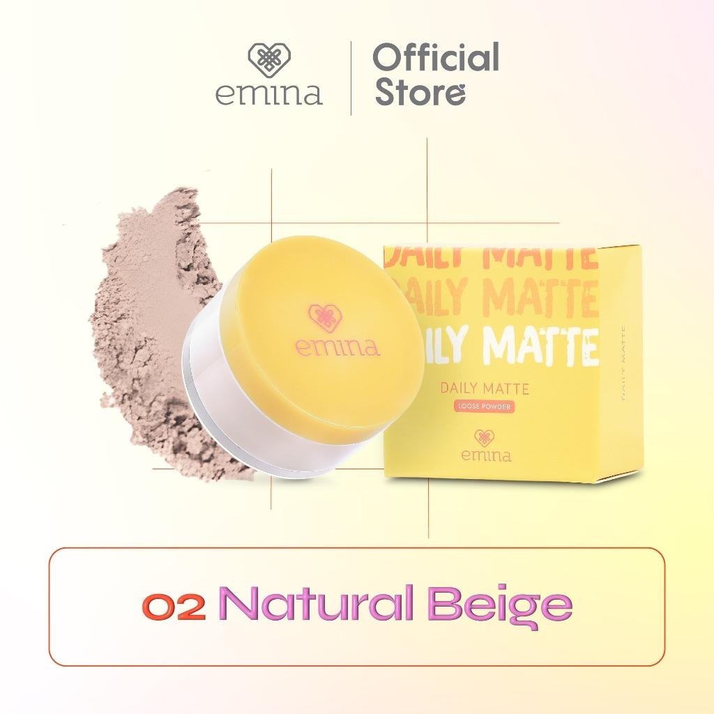 Emina Daily Matte Loose Powder 20g – Lightweight Oil Control Setting Powder with Smooth Matte Finish for Everyday Use