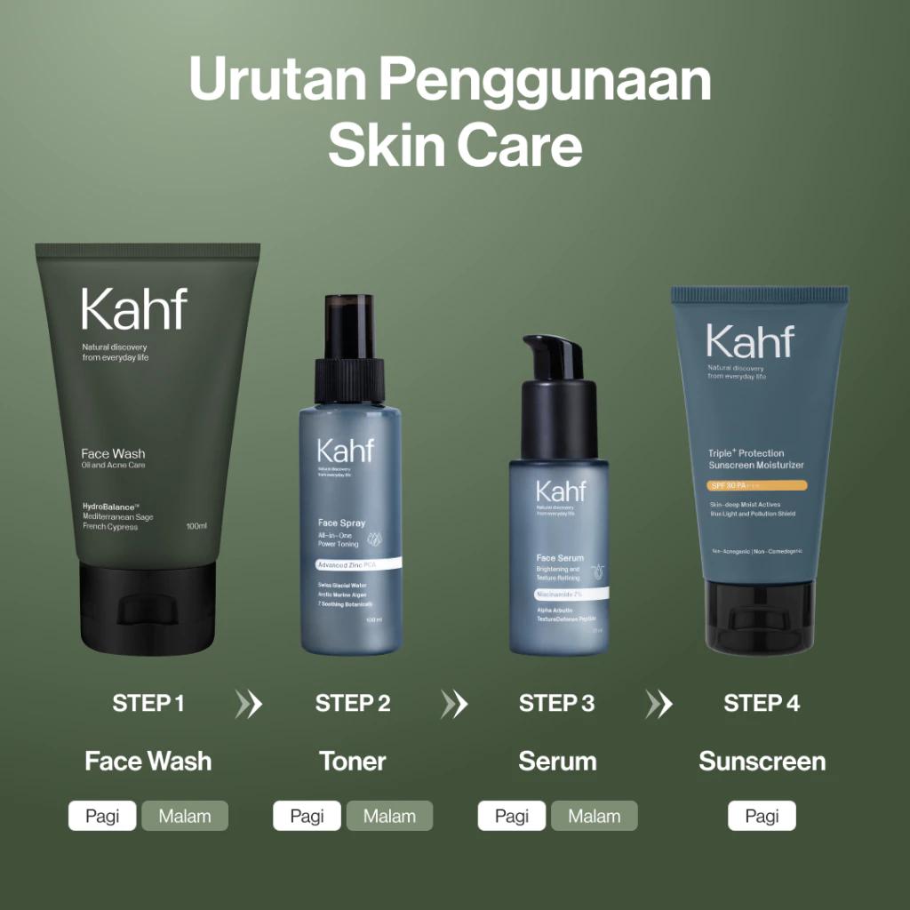 Kahf Men's Oil & Acne Care Face Wash - Twin Pack