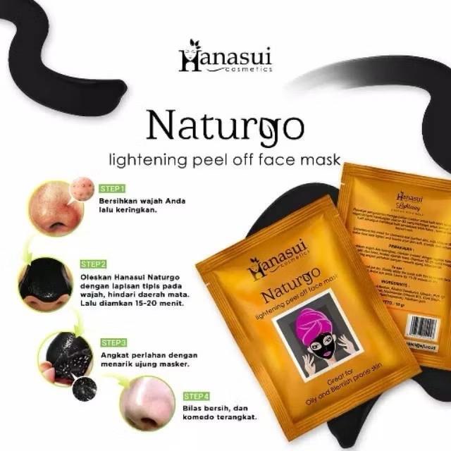 Hanasui Black Glow Peel-Off Mask – Deep Detox in a Sachet!
