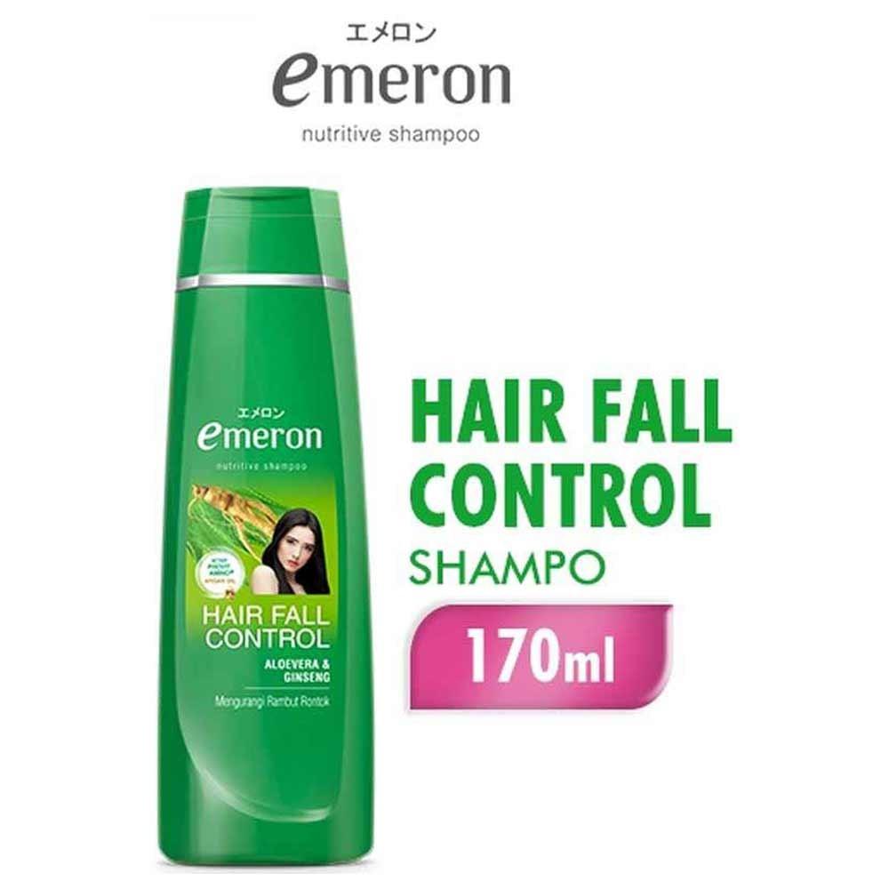 Emeron Nutritive Shampoo Black & Shine 170ml – For Dark, Glossy & Strong Hair from Root to Tip