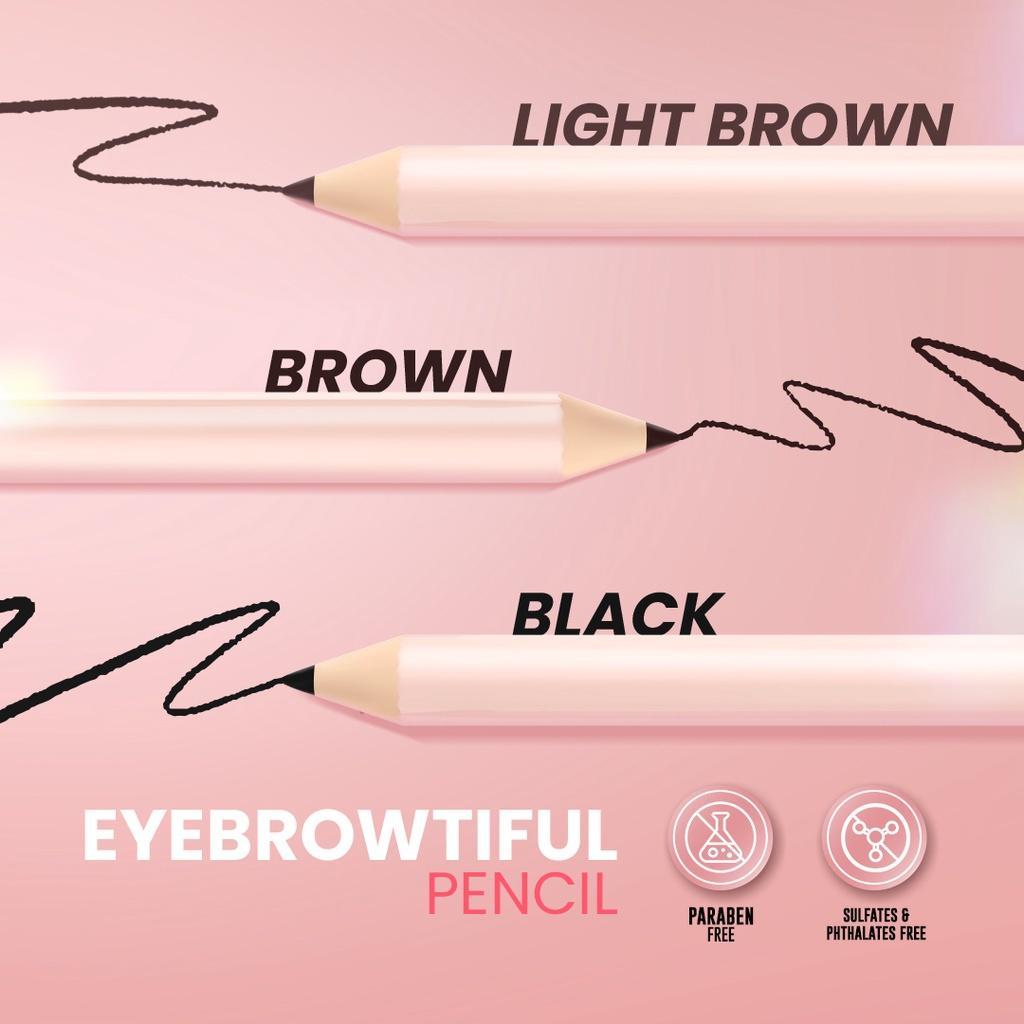 HANASUI Eye Makeup Series - Mascara, 2-in-1 Eyebrow Pencil, Eyeliner & Eyemazing Tools with Eyebrowful Pencil 3-in-1 and Eyedorable Mascara
