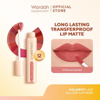 Wardah Colorfit Last All Day Lip Paint 4g | 12H Long-Lasting | Transferproof | Intense Color in One Swipe | Serba Ada!