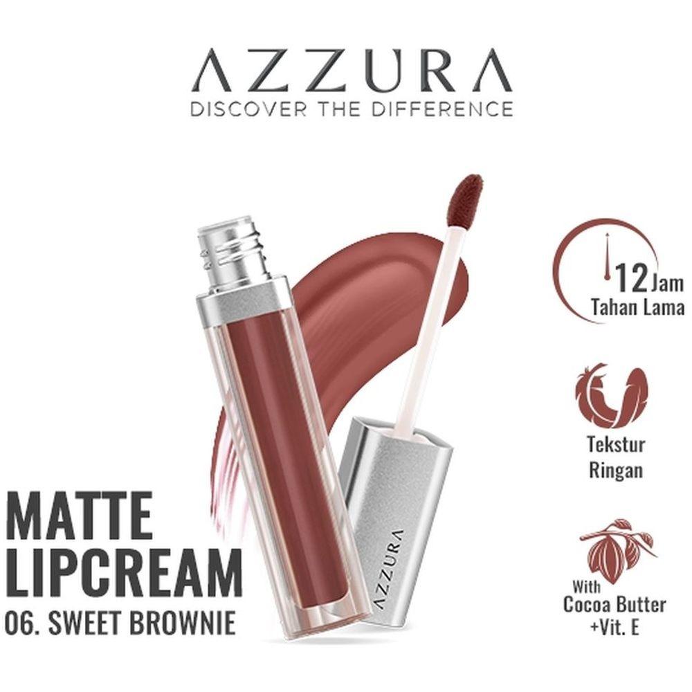 Azzura Matte Lipcream 4g – Bold Pigment, Smooth Texture & Long-Lasting Comfort