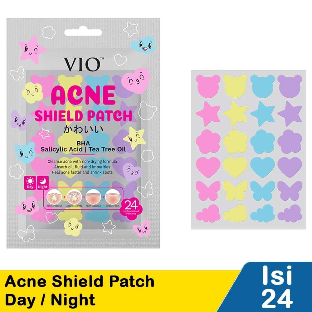 Vio Acne Shield Patch 24’s – Day & Night Pimple Protection with Stronger Shield ️