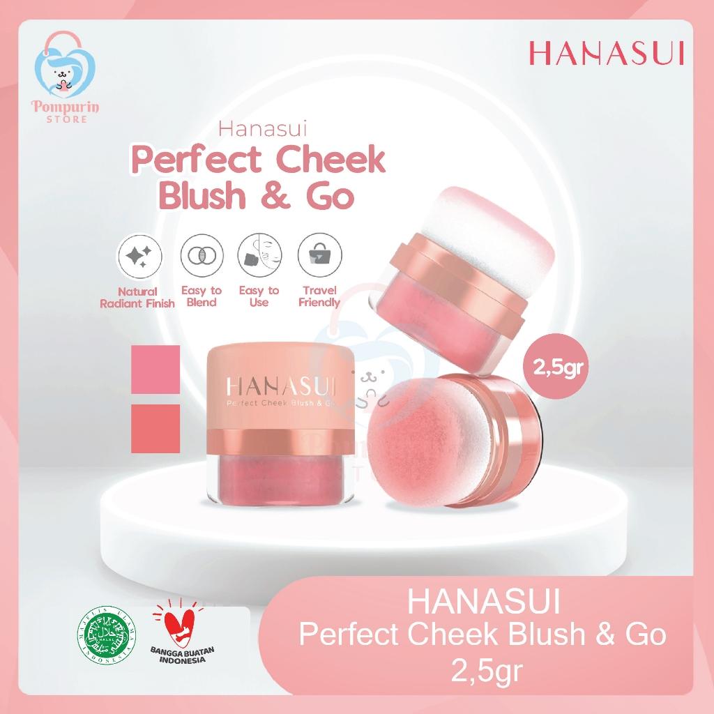 Hanasui Perfect Cheek Blush & Go 2.5g Shimmery Natural Finish Makeup Product