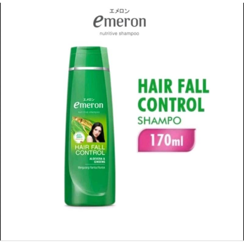 Emeron Nutritive Shampoo with Active Provit Amino - Nourishing Hair Care for Everyday Use 170ml Anti Dandruff Black Shine Hijab Soft Smooth Clean Fresh Hair Fall Control